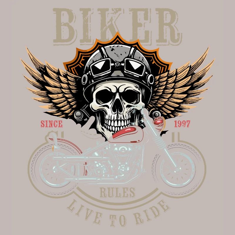 Biker Rules - Since 1997 - Live to Ride