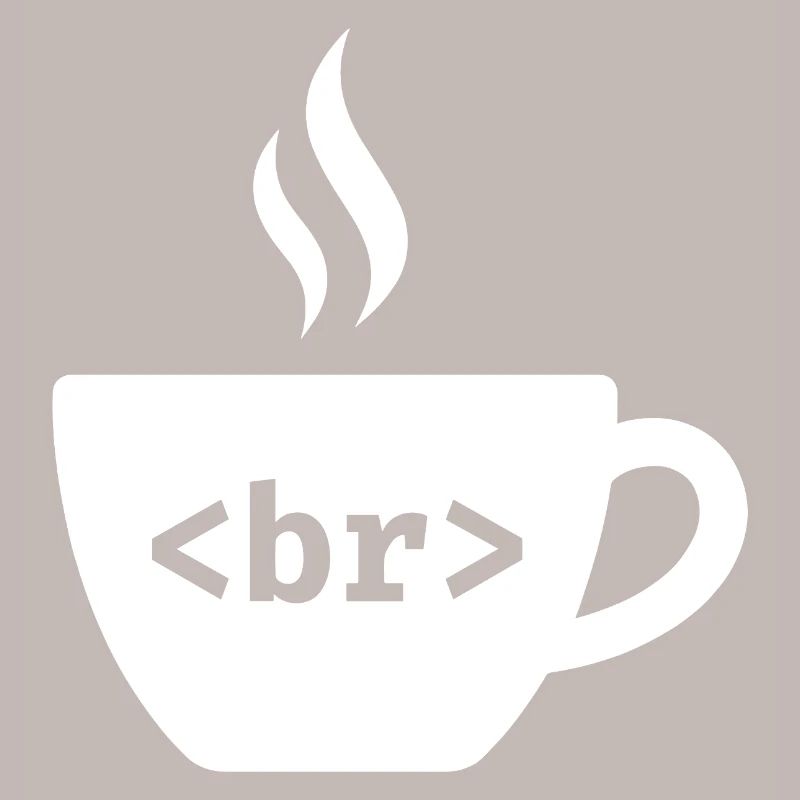 Coffee Break – Funny HTML Tag Design