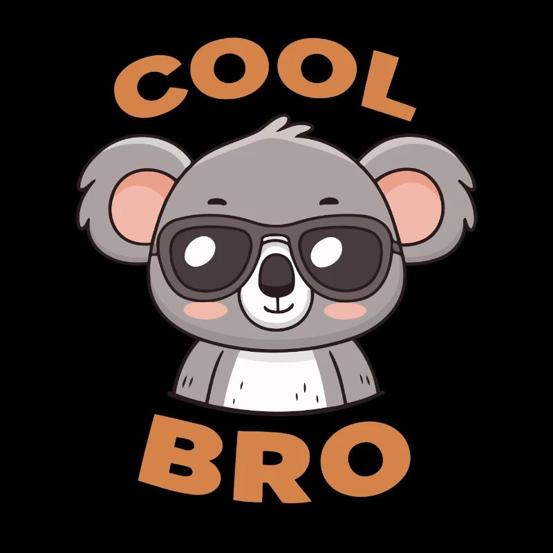 Koala Cool Bro with Goggles