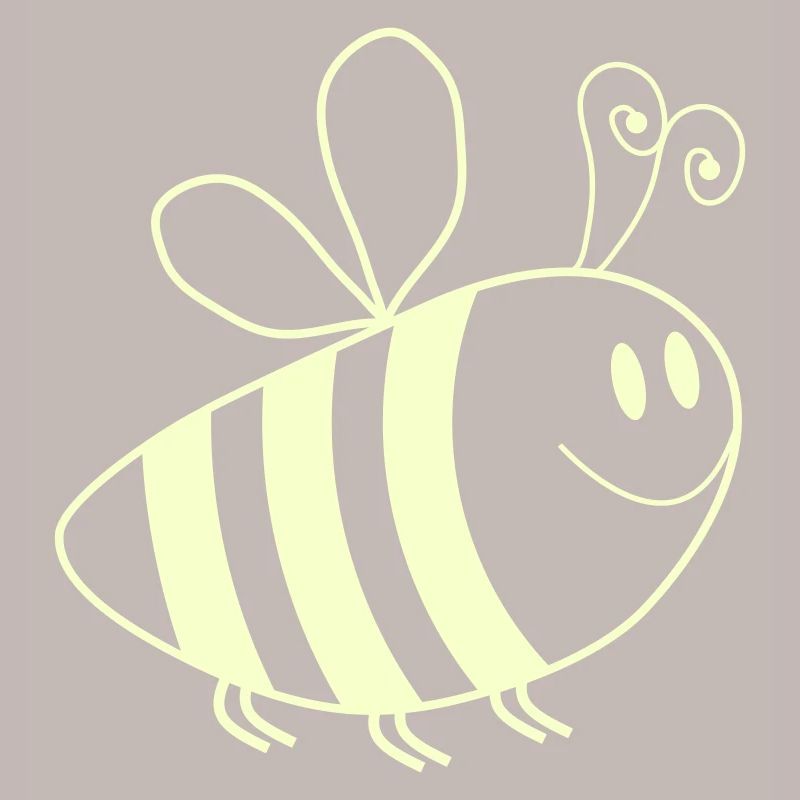 Lächelnde Bienchen Muster
