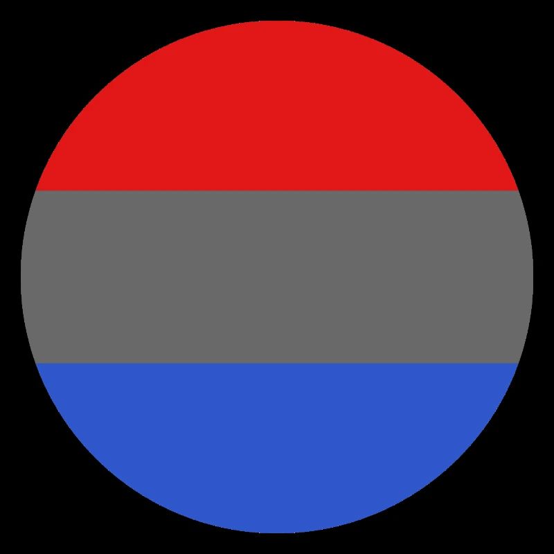 Drapeau rond du Luxembourg