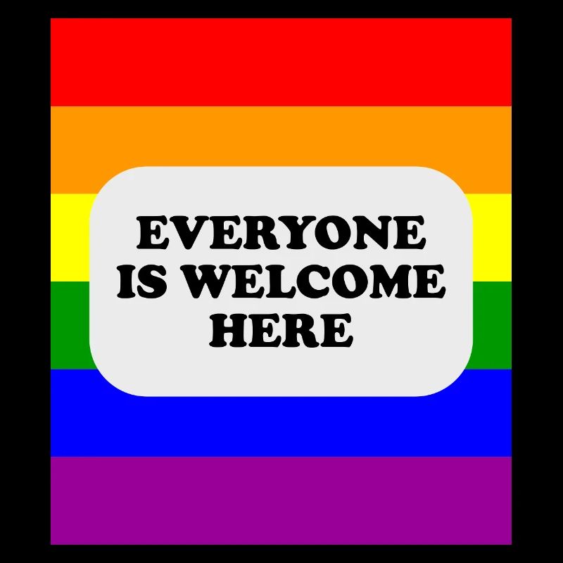 LGBT safe space rainbow flag