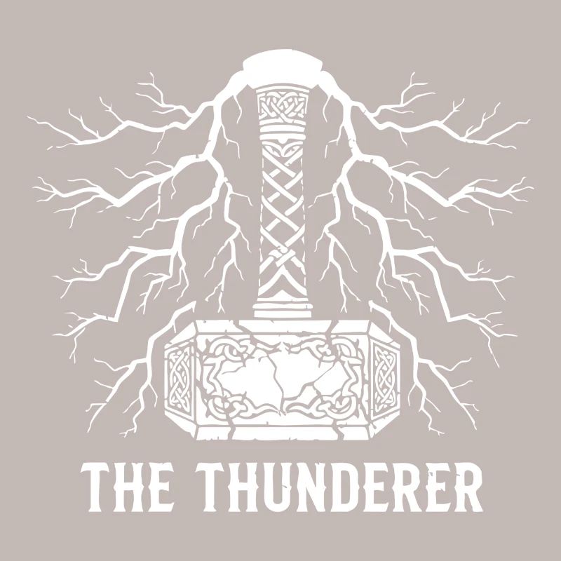 The Thunderer Thor's Hammer Mjölnir Lightning