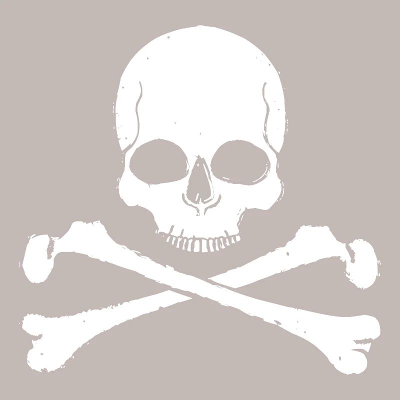 Skull Cross Pattern Skull