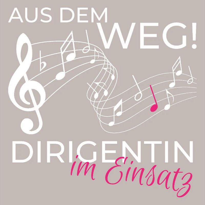 Dirigentin im Einsatz: Aus dem Weg