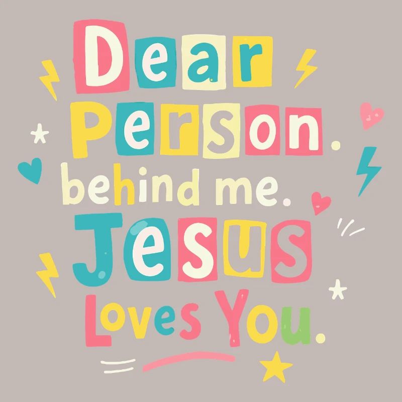 Jesus liebt dich positive Botschaft