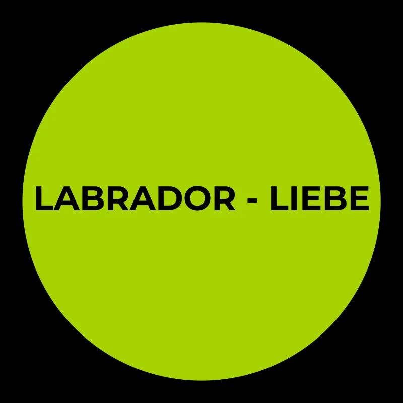 Labrador adore le cercle vert néon