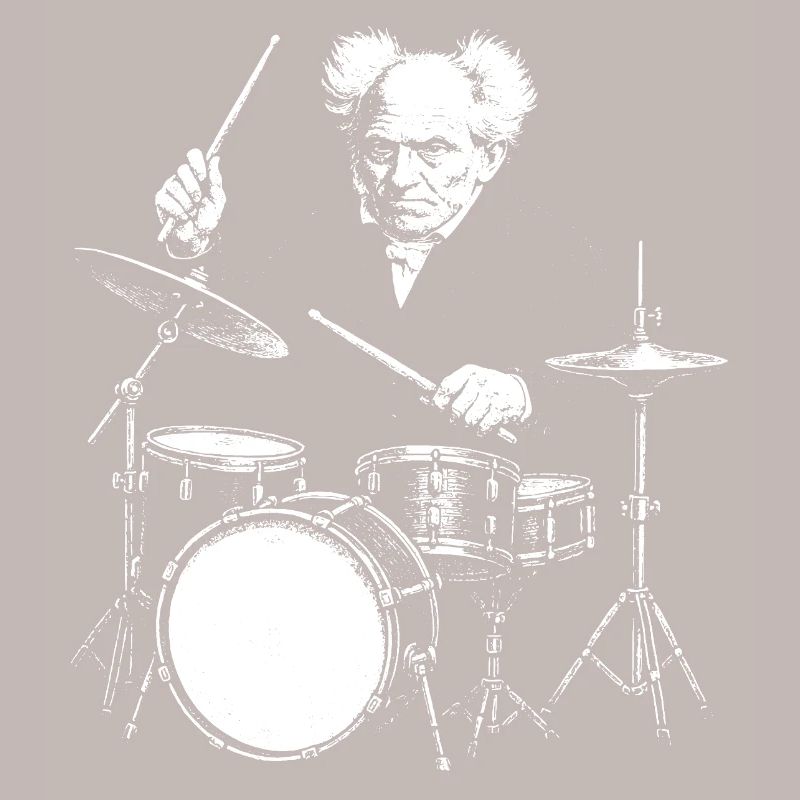 Schopenhauer Batteur Burst Silhouette