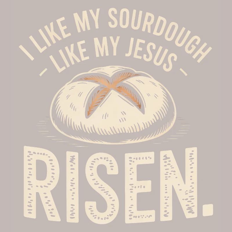 Sauerteig Jesus Risen Bread Tee