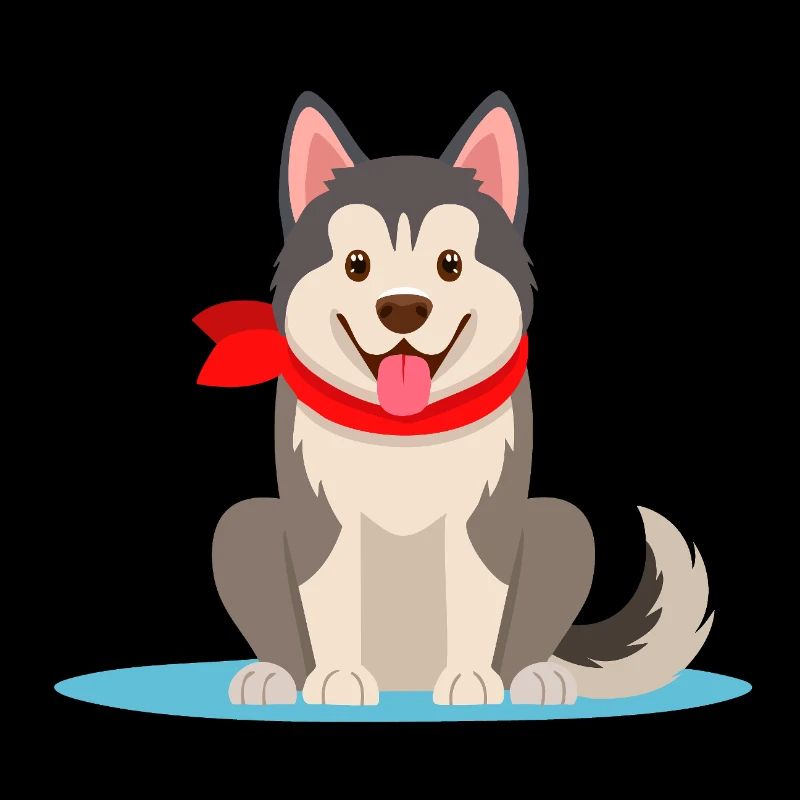 Alaskan-Malamute (Comic)