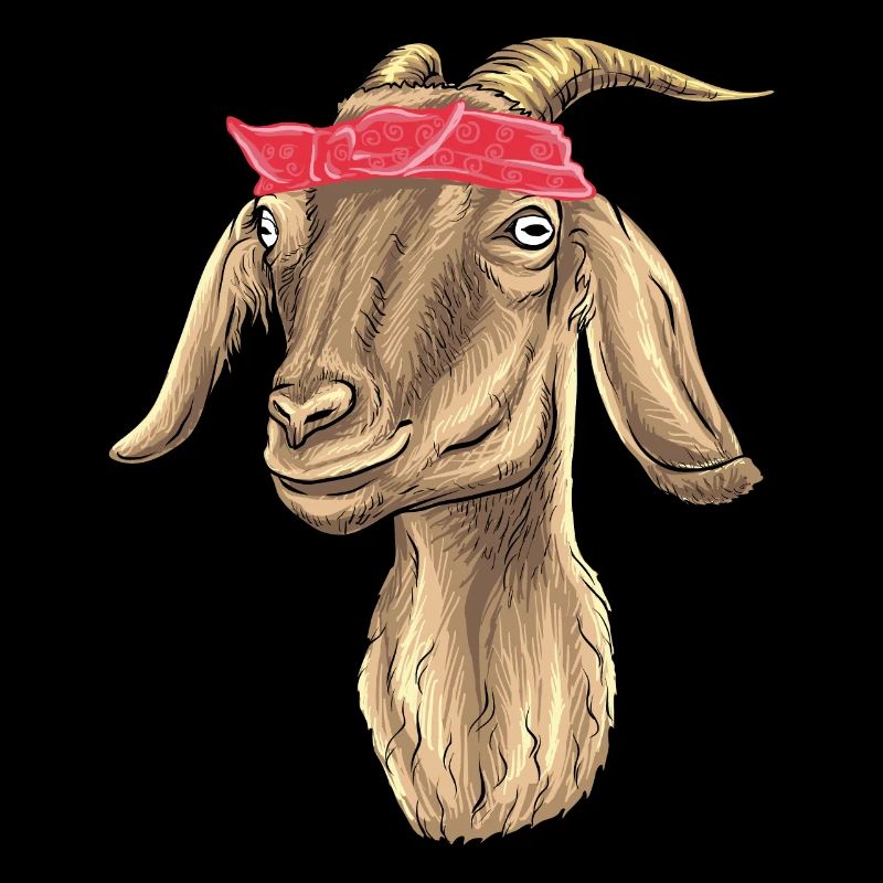 Goat with Bandana