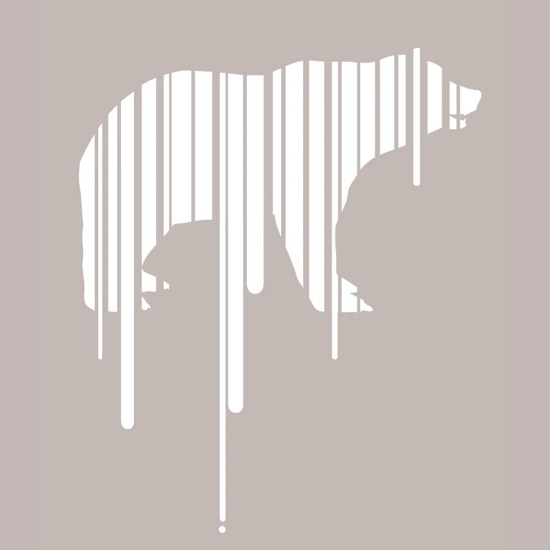 polar bear earth barcode save planet climate demo CO2