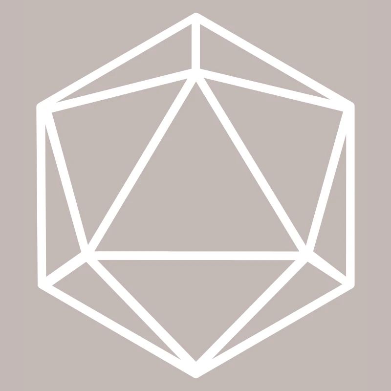 D20 D20 Dice Abstract