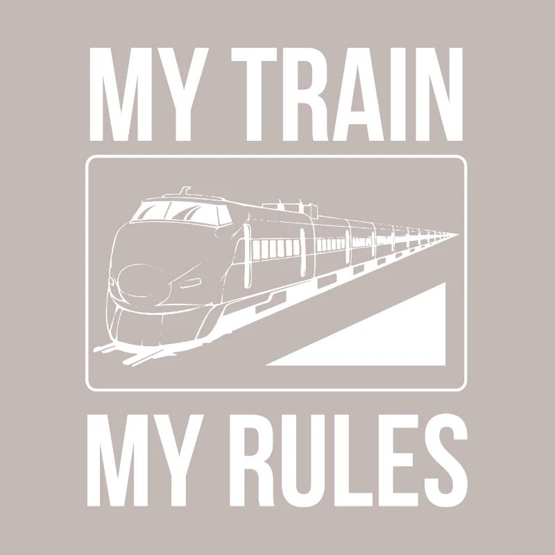 Chef de train Mon train Mes règles T-shirt