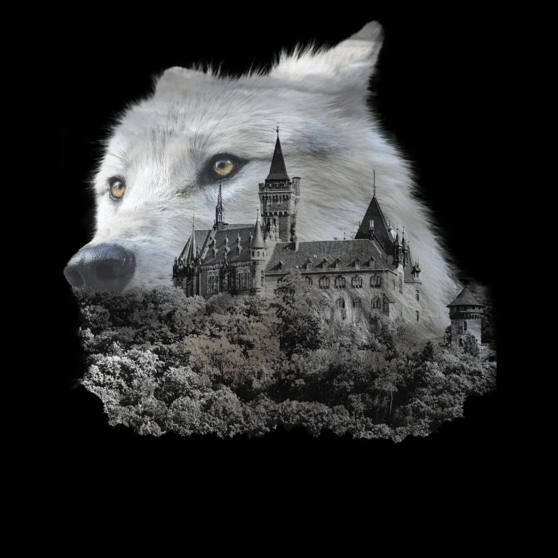 Wolf, Wolfskopf und der Harz