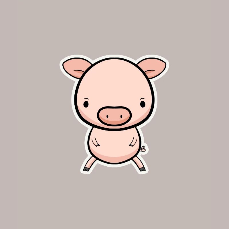 Dessin animé de cochons