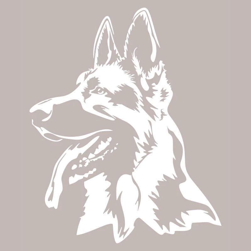 German shepherd head "Black Edition"
