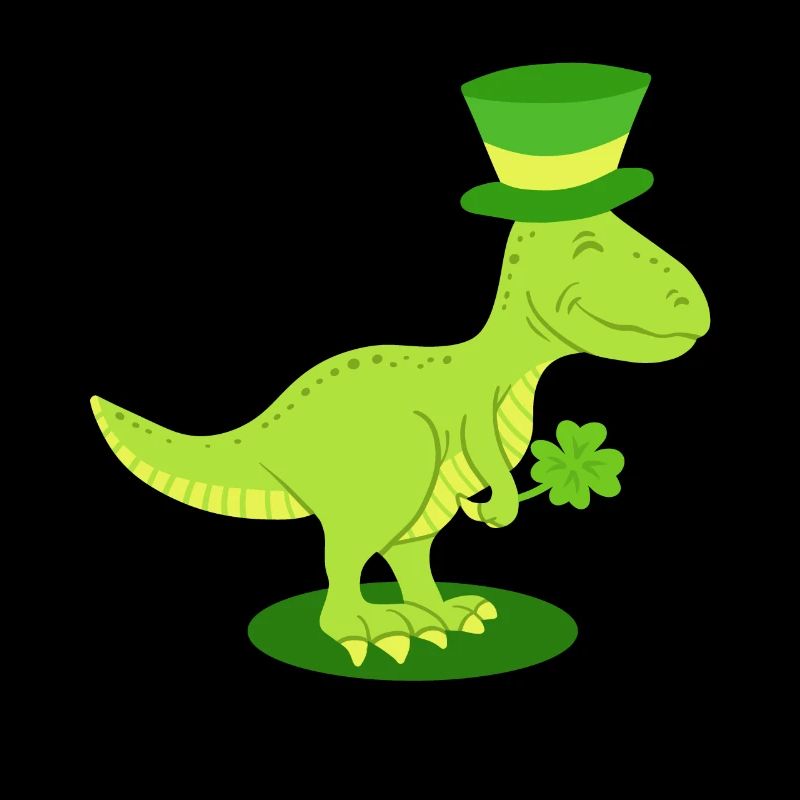 St. Patrick's Day Dinosaurier Irisch