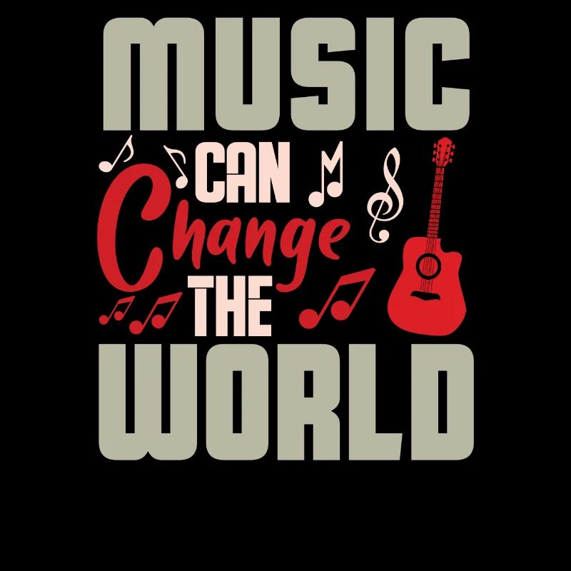 Music changes the world Design