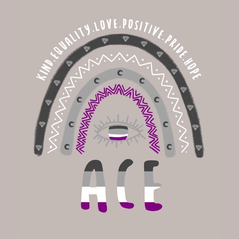 Boho Regenbogen Ace Pride