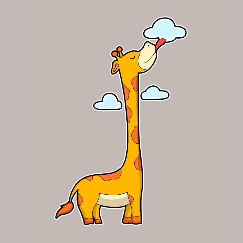 Giraffe Clouds