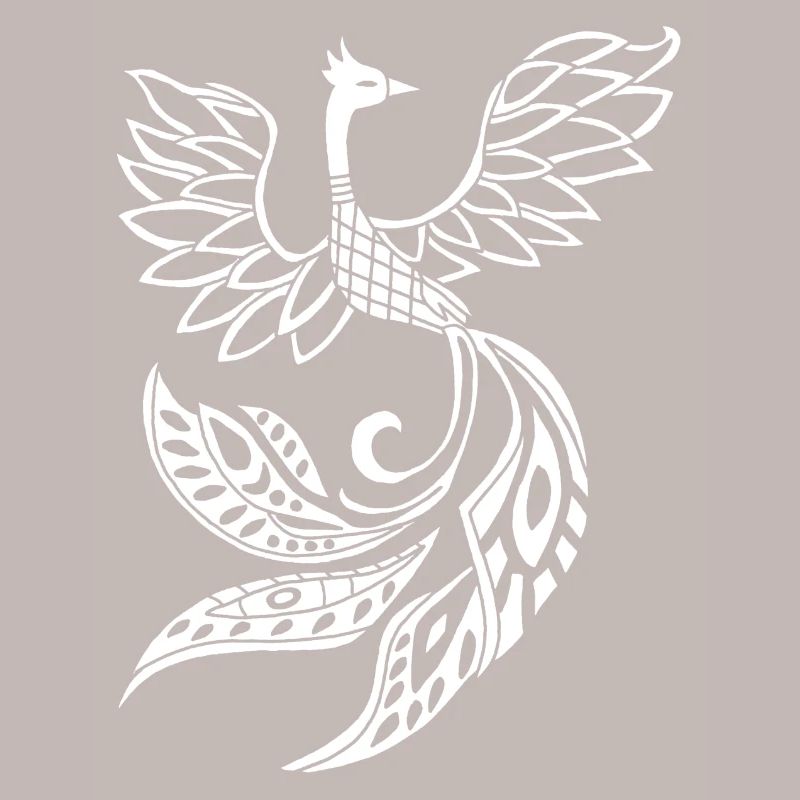 Weißer Phönixvogel