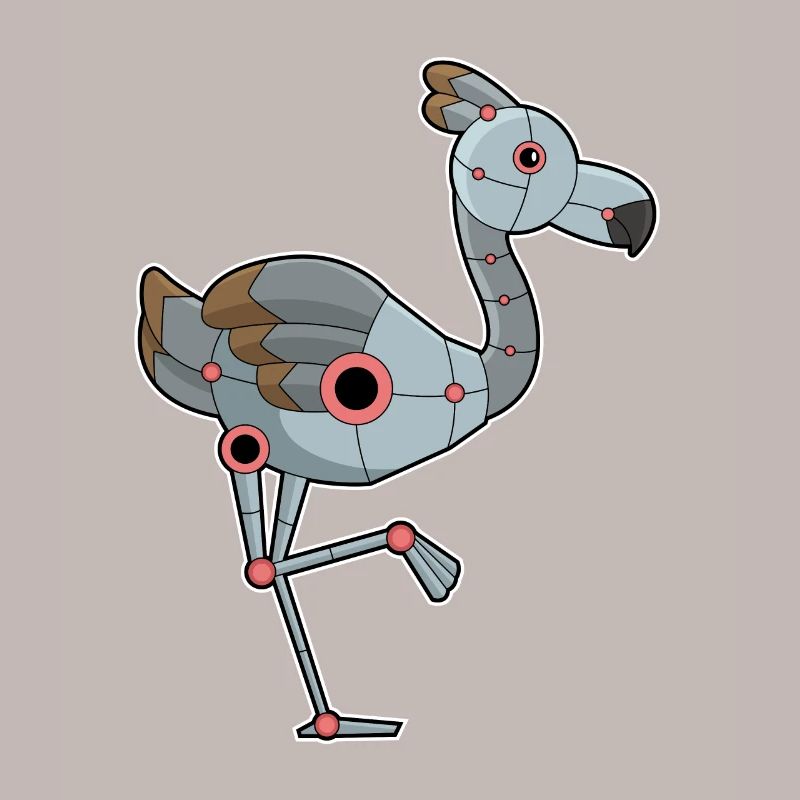 Flamingo comme robot