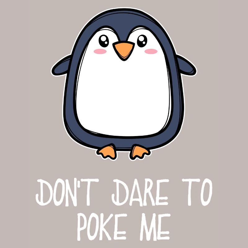 Antarktis Tier süß Pinguin Seevogel Statement