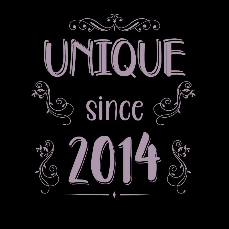 Einzigartig seit 2014 Geburtstag Mädchen