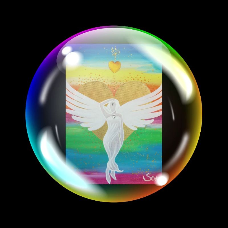 Ange arc-en-ciel de l’amour Sonja Ariel von Staden