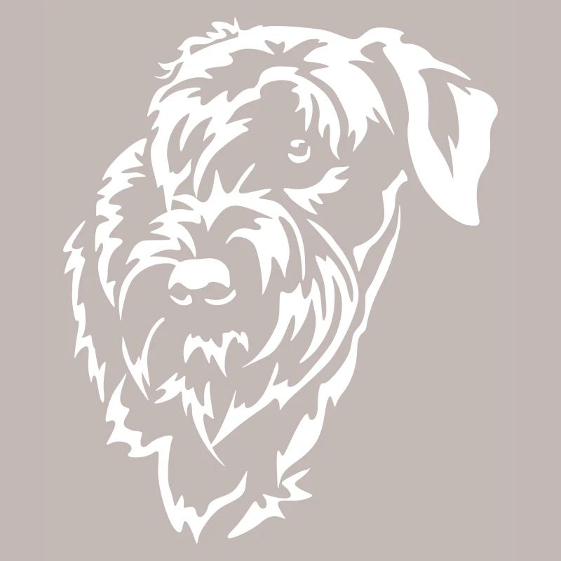Schnauzer head "Black Edition"
