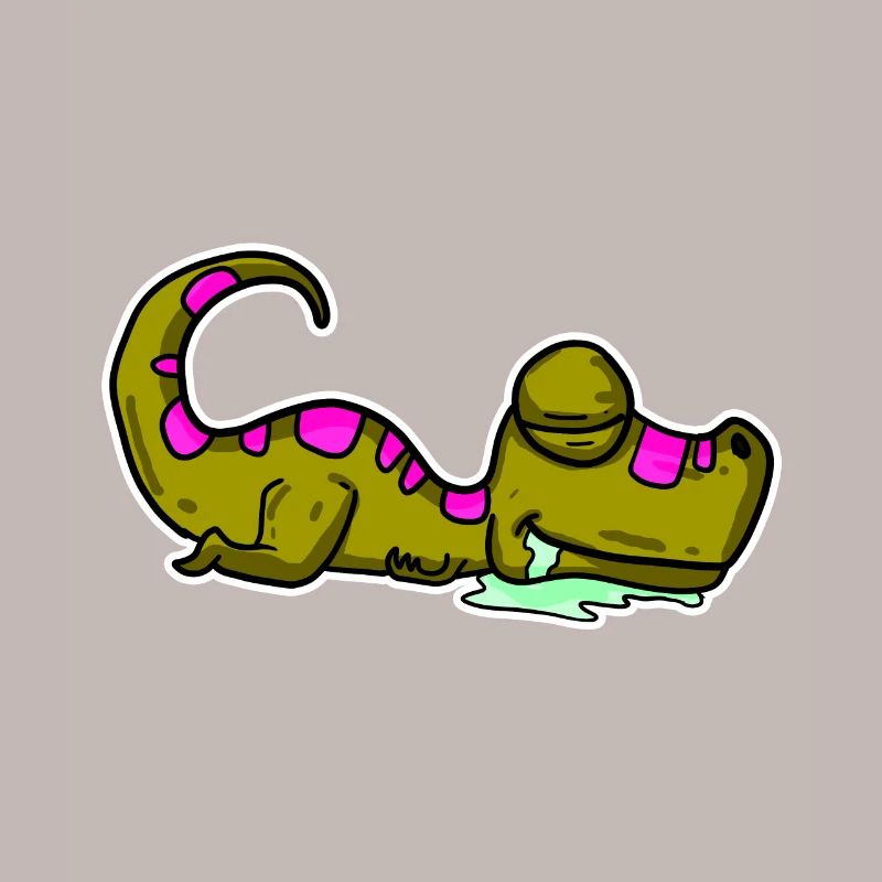 Schlafender Dino