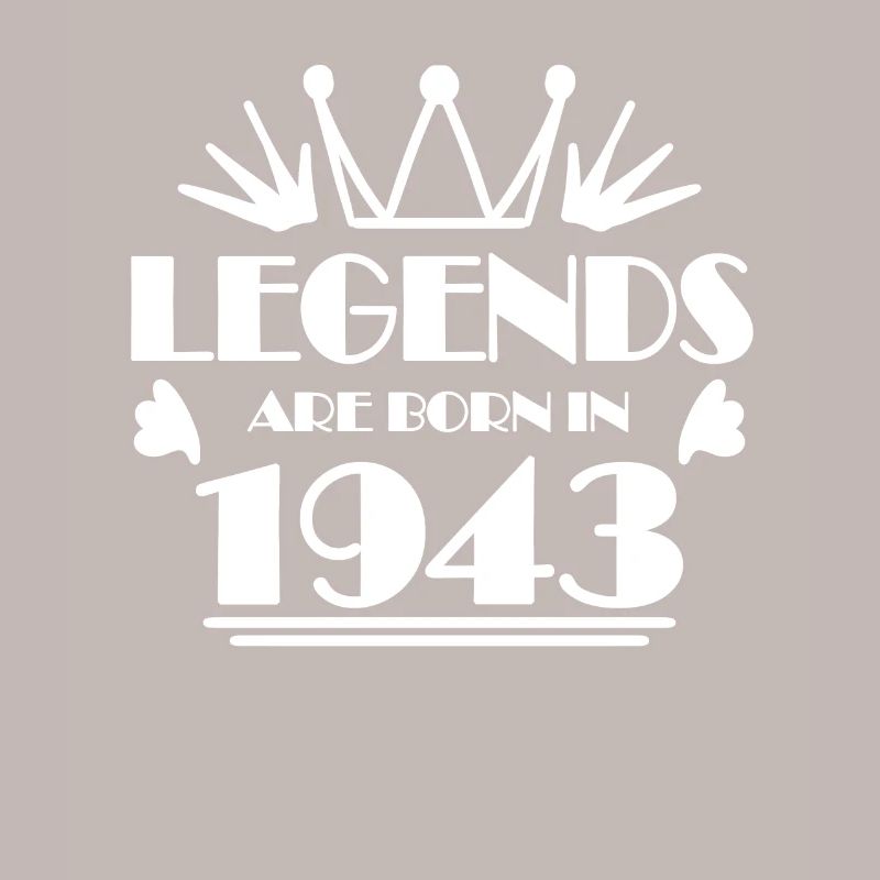 1943 - Né 1943 - Année de construction 1943 Don