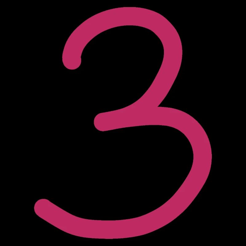 3 Number three number birthday