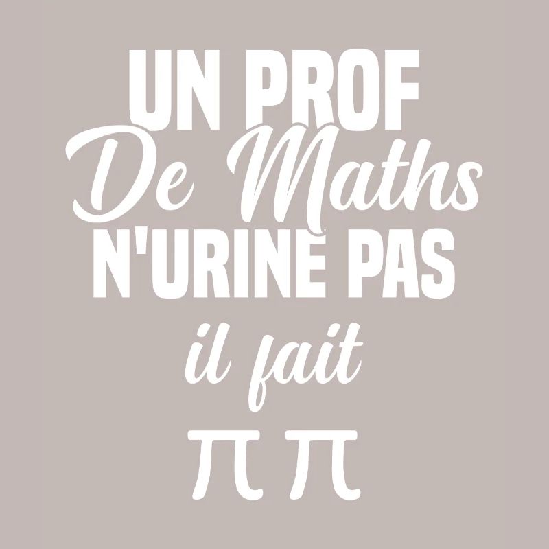 Idée cadeau humour jeu de mots prof de maths