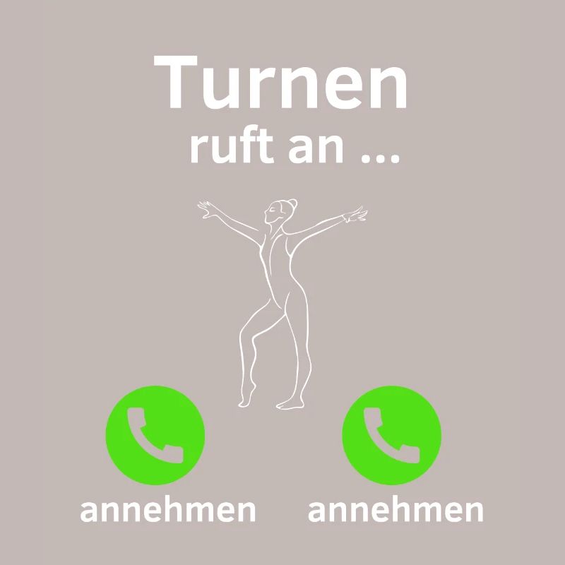 Turnen ruft an - annehmen oder annehmen?