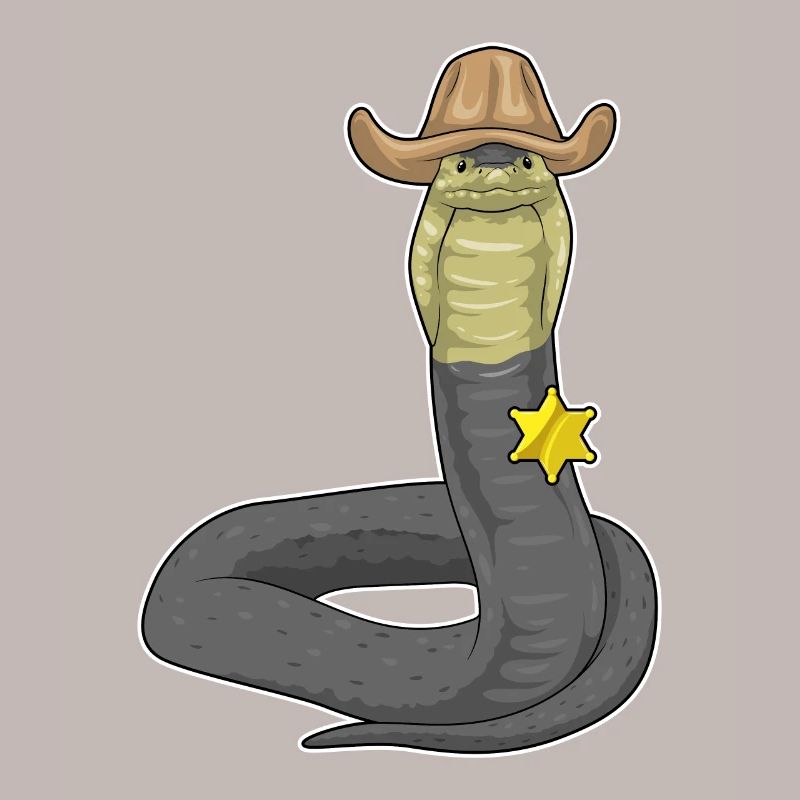Snake Sheriff Sheriff's Hat