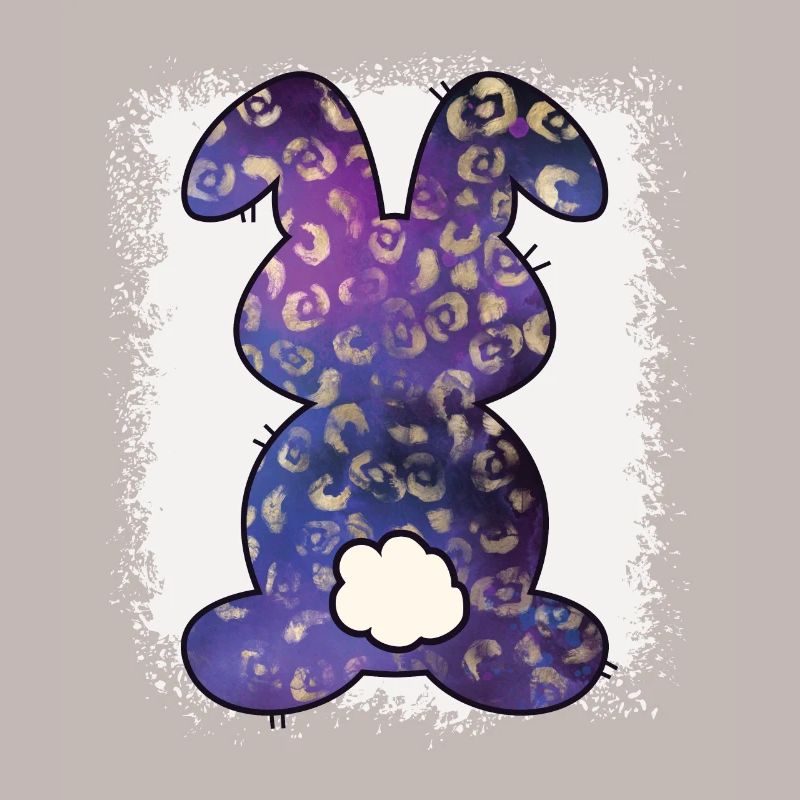 Leopard Print Bleached Easter