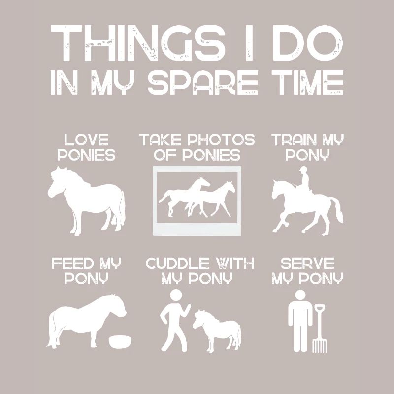! Ce que je fais pendant mon temps libre avec mon poney