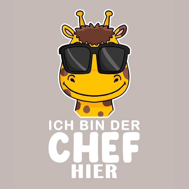 Cool Giraffe Chef Spruch