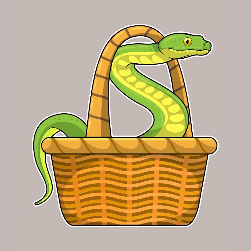 Panier serpent