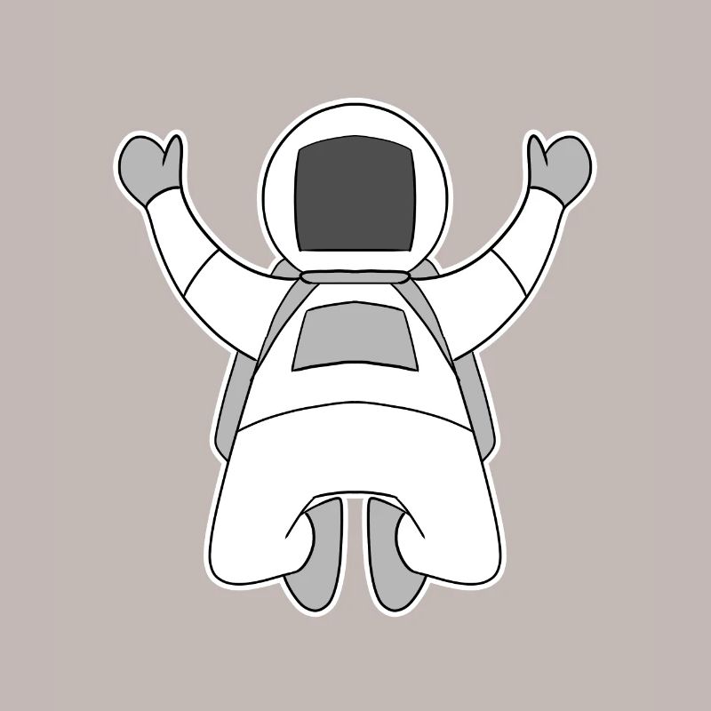 Astronaut motif