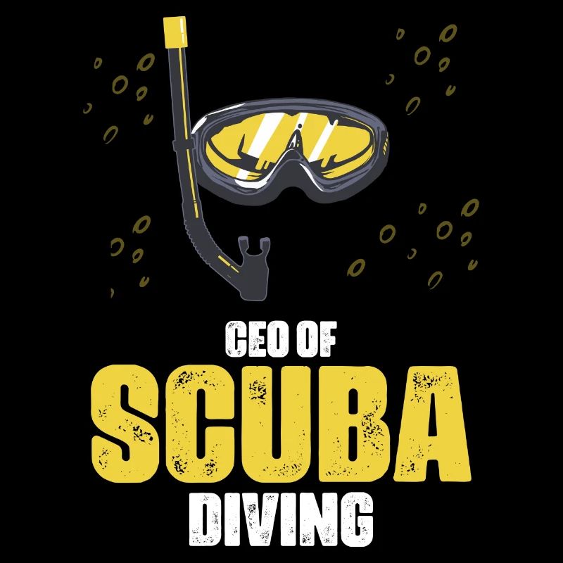 Freediver Scuba Diver Design