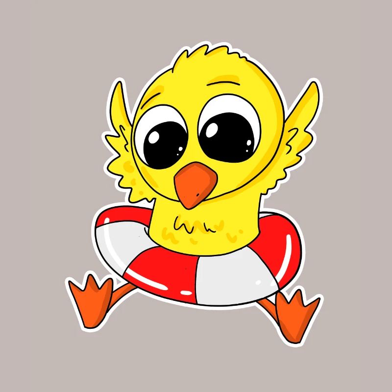 Duck bathing duck bathing