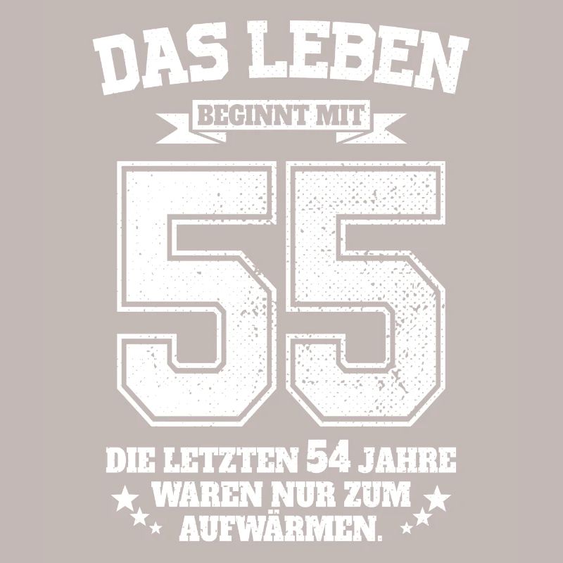 55. Geburtstag Geschenk Das Leben Beginnt Mit 55