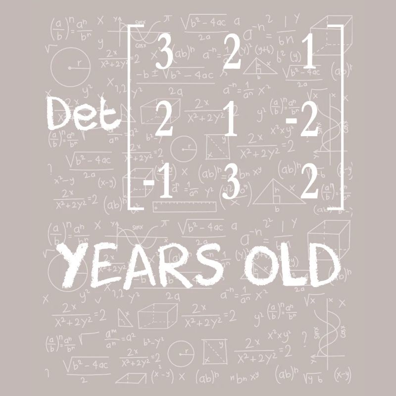 27. Geburtstag 27 Jahre Matrixdeterminante