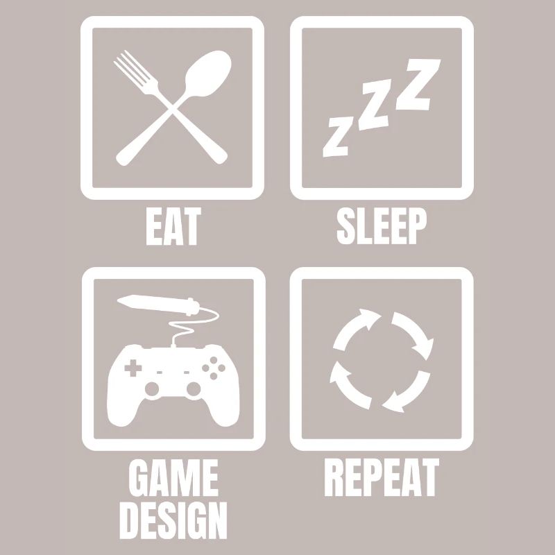 Manger le sommeil Conception du jeu Répéter