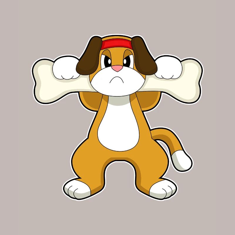 Os de bodybuilder pour chien
