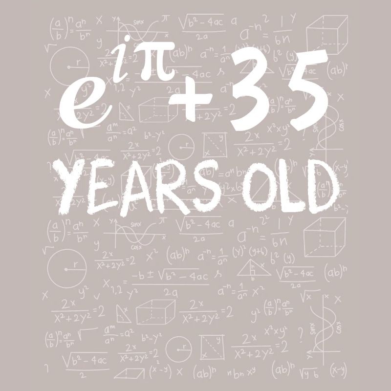 34th birthday 34 years old Euler Identity math