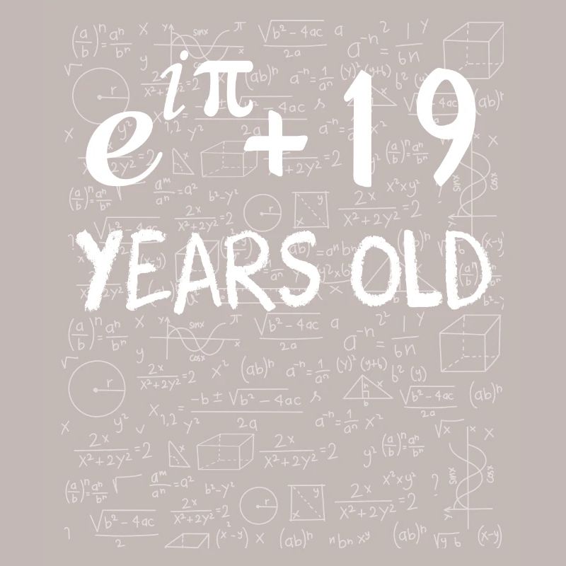 18e anniversaire 18 ans Euler Identité cadeau math